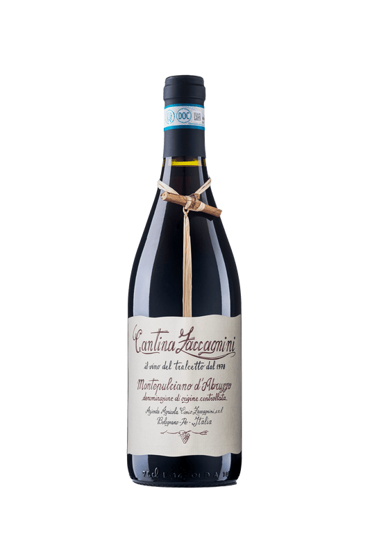 Wine bottle with a label on a green background